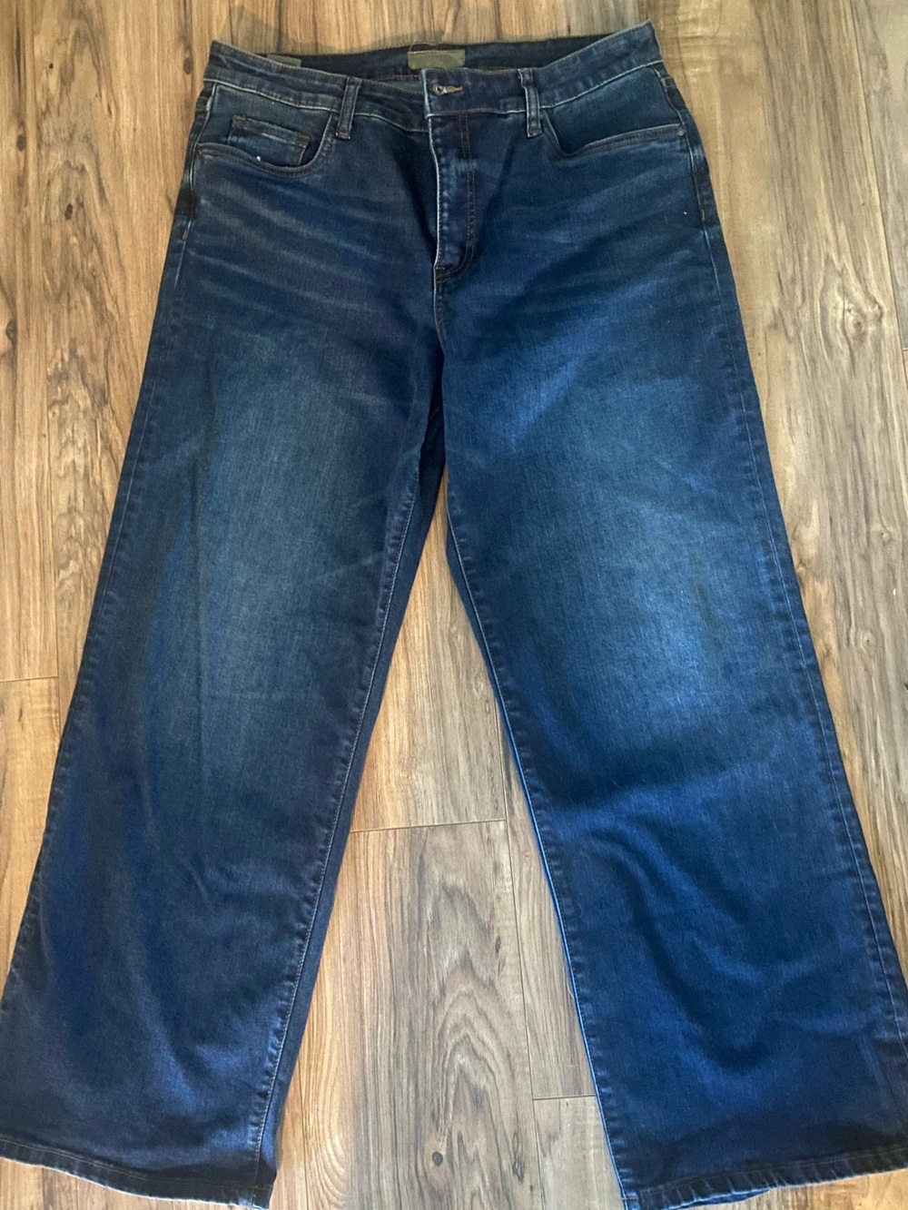 Kut from the Kloth Charlotte Fab AB Wide Leg High Rise jeans size 14